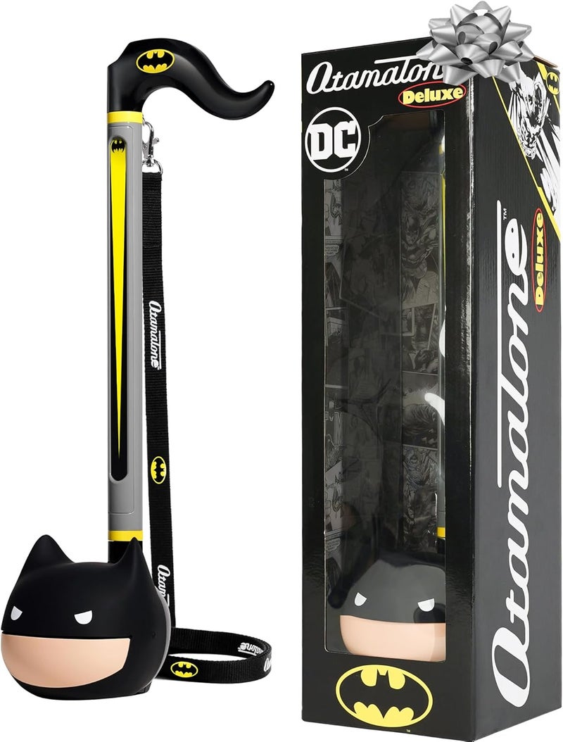 Otamatone Deluxe Batman Electronic Musical Instrument for Adults Portable Synthesizer Digital Electric Music from Japan by Maywa Denki Cool Stuff Gifts [English Instructions] - Image 1